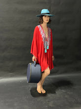 Cargar imagen en el visor de la galería, Valise a Chapeau Portasombreros Azul Marino