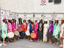 Cargar imagen en el visor de la galería, Valise a Chapeau Portasombreros Azul Marino