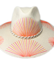 Cargar imagen en el visor de la galería, Abanicos Metálicos Fiusha/Naranja