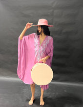 Cargar imagen en el visor de la galería, Sombrero YingYang Rosa & Natural