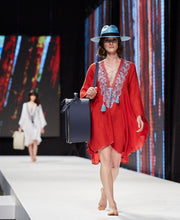 Cargar imagen en el visor de la galería, Valise a Chapeau Portasombreros Azul Marino