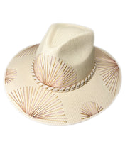 Cargar imagen en el visor de la galería, Abanicos Metálicos Rosa/Dorado