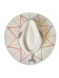 La Paz Sombrero de Palma Bordado a Mano