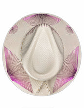 Cargar imagen en el visor de la galería, Abanicos Metálicos Morado/Rosa
