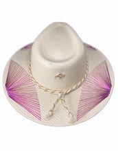 Cargar imagen en el visor de la galería, Abanicos Metálicos Morado/Rosa
