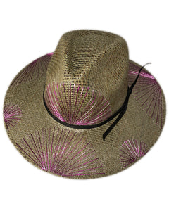 Abanicos Verde Metálico Morado