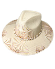 Cargar imagen en el visor de la galería, Abanicos Metálicos Rosa/Dorado
