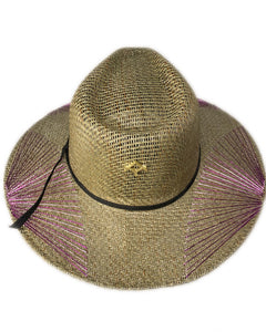 Abanicos Verde Metálico Morado