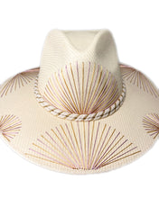 Cargar imagen en el visor de la galería, Abanicos Metálicos Rosa/Dorado
